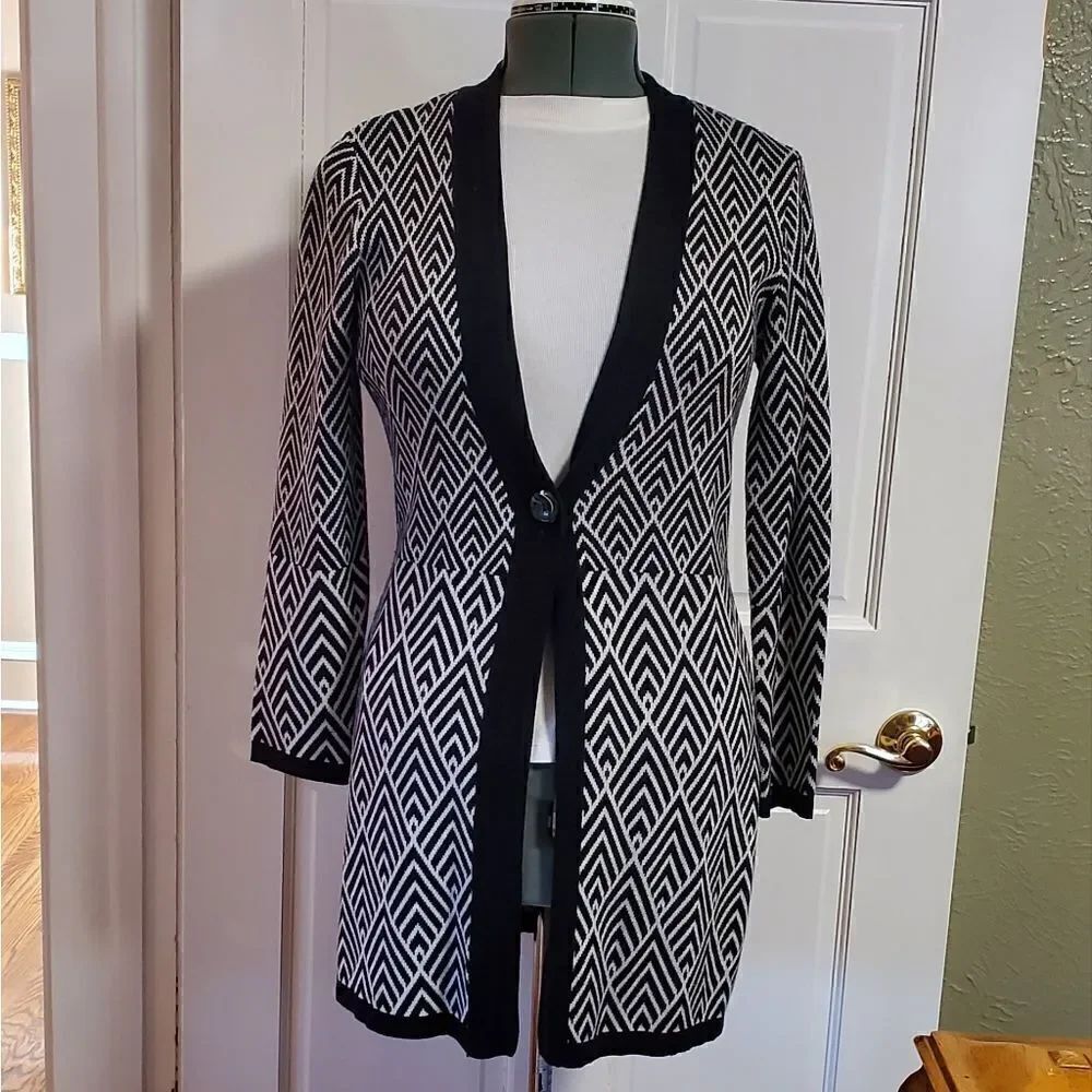 Black Rivet Cardigan - Size S